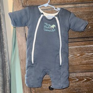 Baby Merlin's Magic Sleepsuit - Cozy Gray Footie